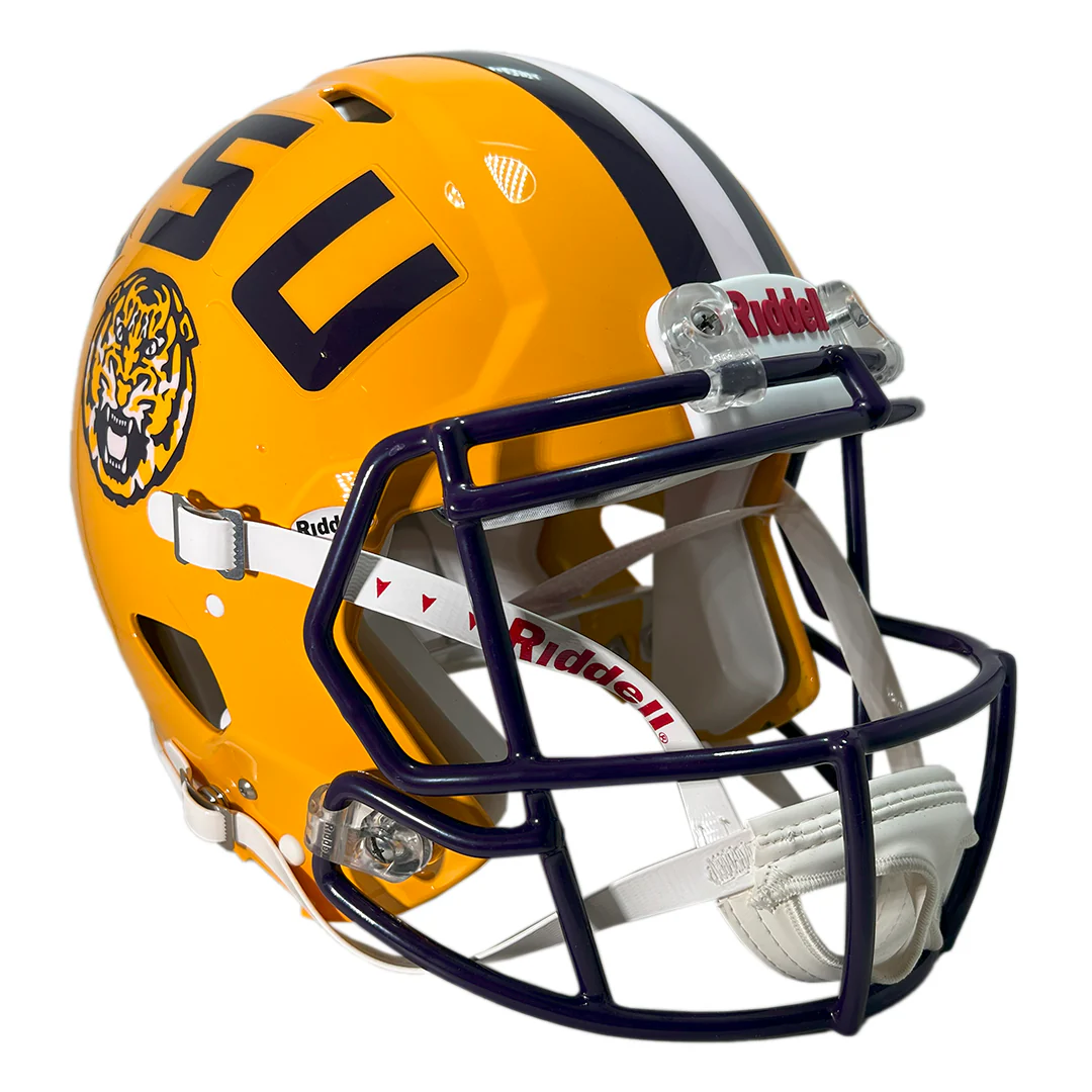 Odell Beckham Jr Signed LSU Tigers Authentic Speed Full-Size Football Helmet (Beckett) - Image 4