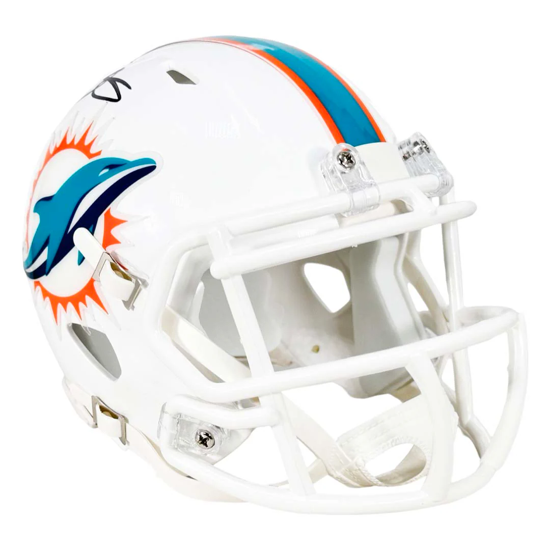 Odell Beckham Jr Signed Miami Dolphins Speed Mini Football Helmet (Beckett) - Image 3