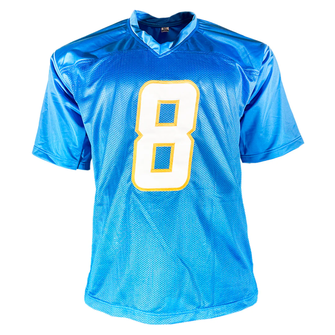 Omarion Hampton Signed Los Angeles Light Blue Football Jersey (Beckett) - Image 3