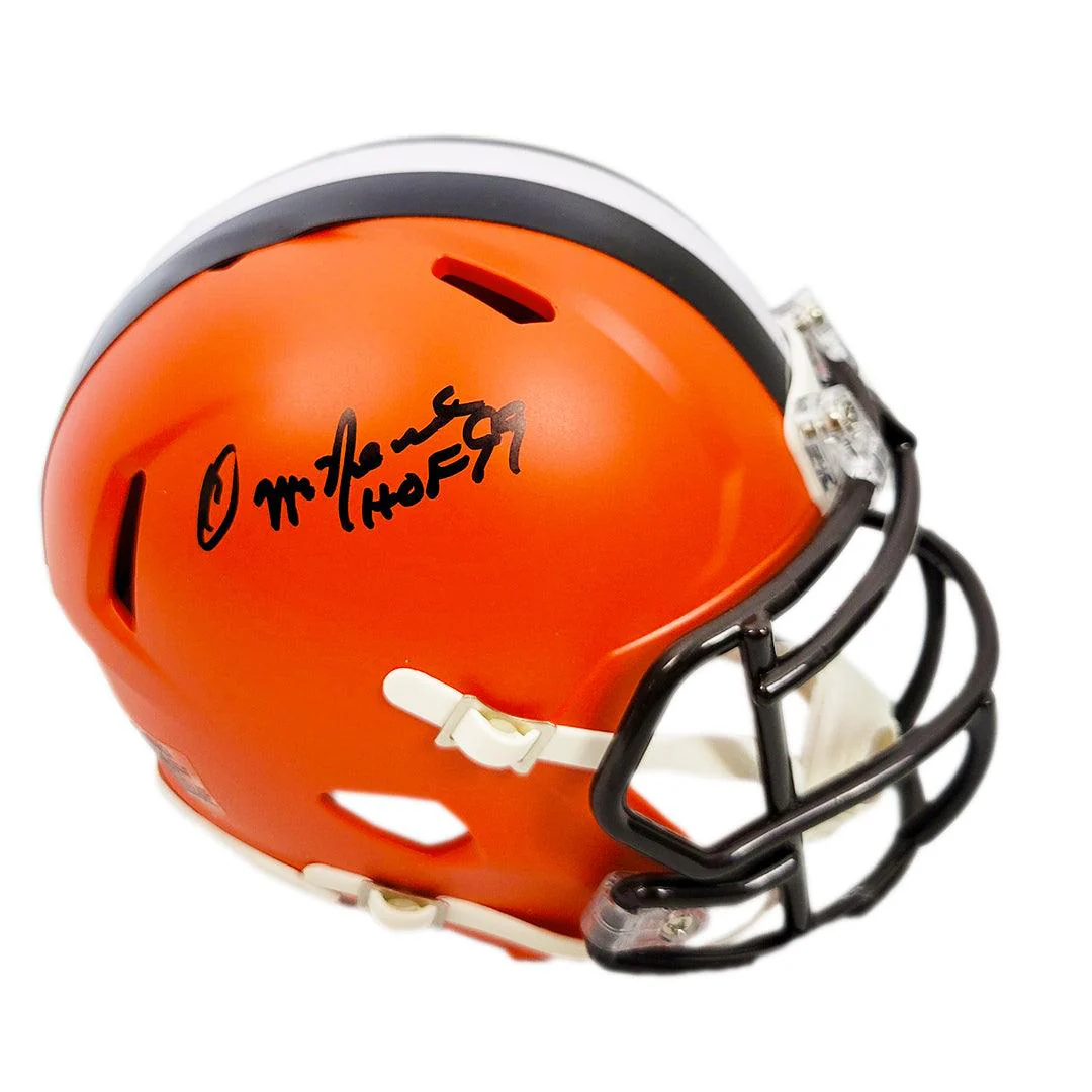 Ozzie Newsome Signed Cleveland Browns Speed Mini Football Helmet HOF 99(JSA)