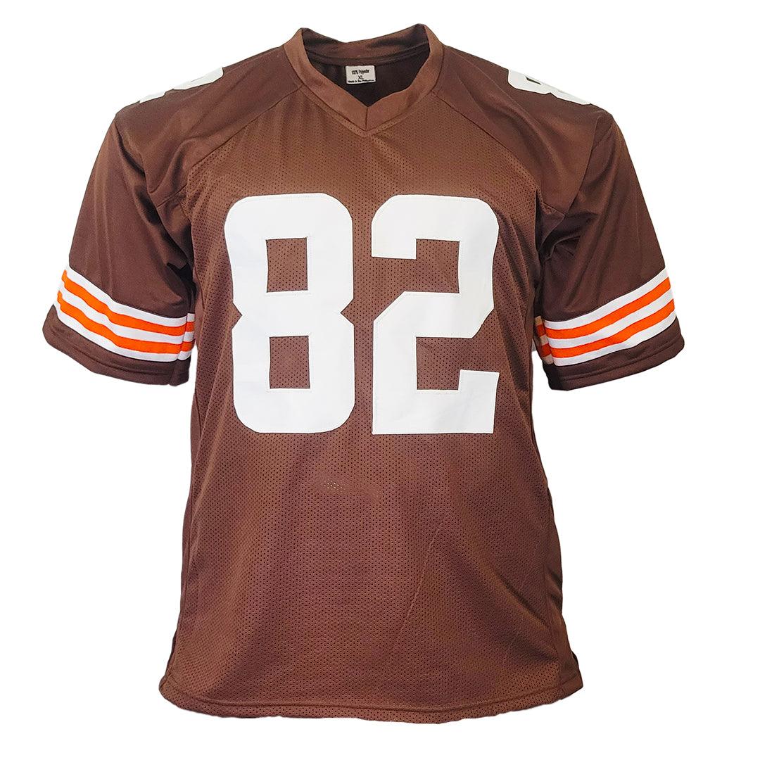 Ozzie Newsome Signed HOF 99 Inscription Cleveland Brown Football Jersey (JSA) - Image 3