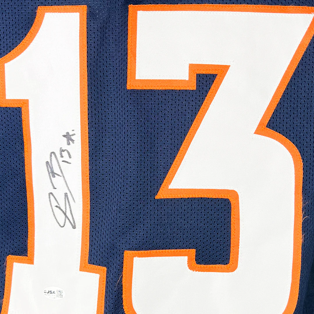 Pat Bryant Signed Denver Navy Game Style Football Jersey (JSA) - Image 3