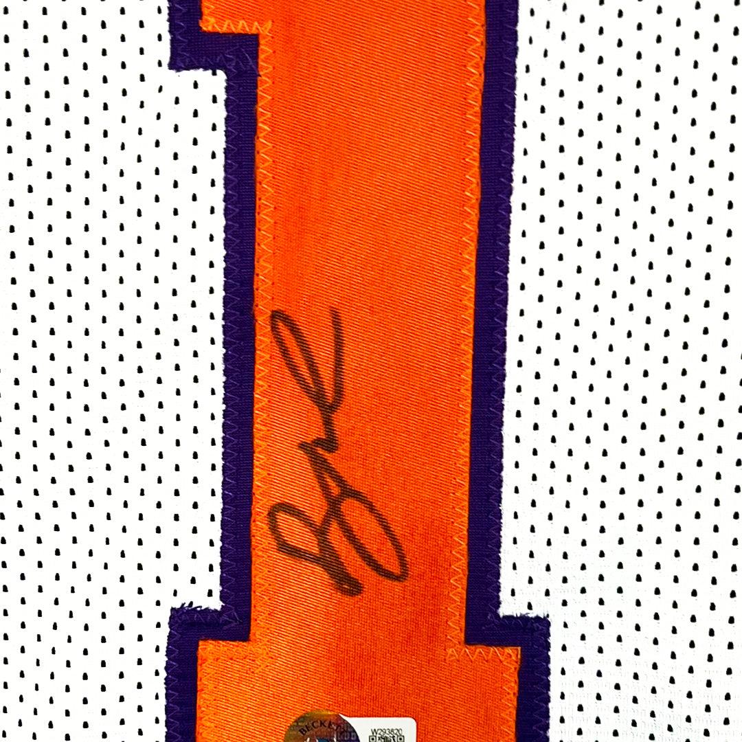 Anfernee Penny Hardaway Signed Phoenix White Basketball Jersey (Beckett) - Image 2