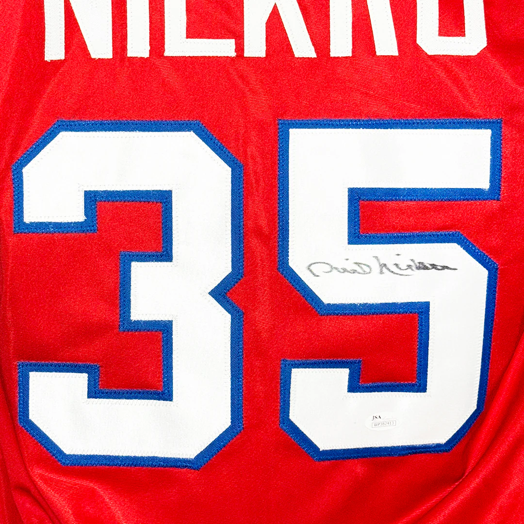 Phil Niekro Signed Atlanta Red Baseball Jersey (JSA) - Image 2