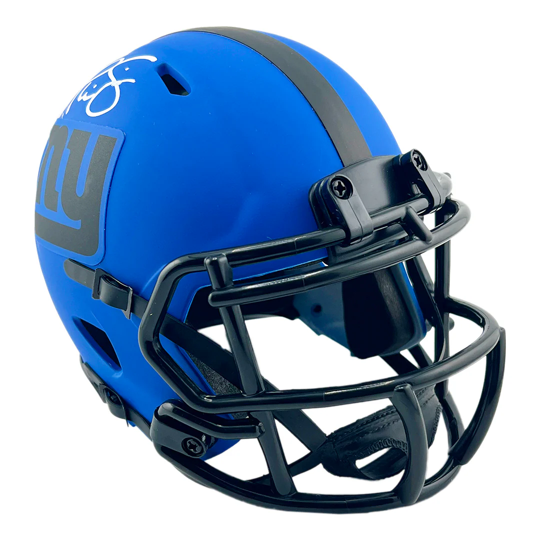 Phil Simms Signed New York Giants Rave Mini Football Helmet (JSA) - Image 3