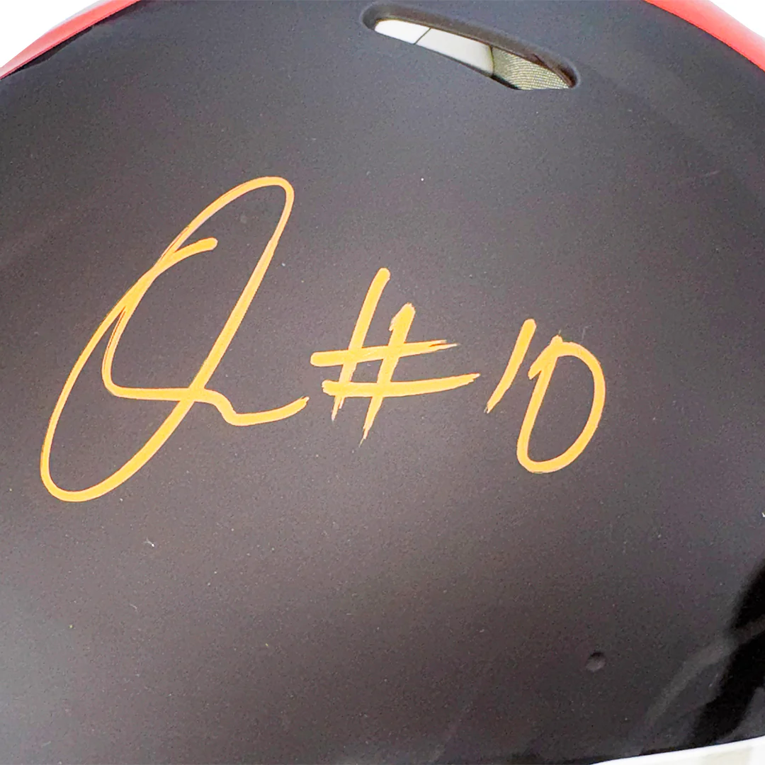 Quinshon Judkins Signed Cleveland Browns Alt 2025 Authentic Speed Full-Size Football Helmet (Beckett) - Image 2