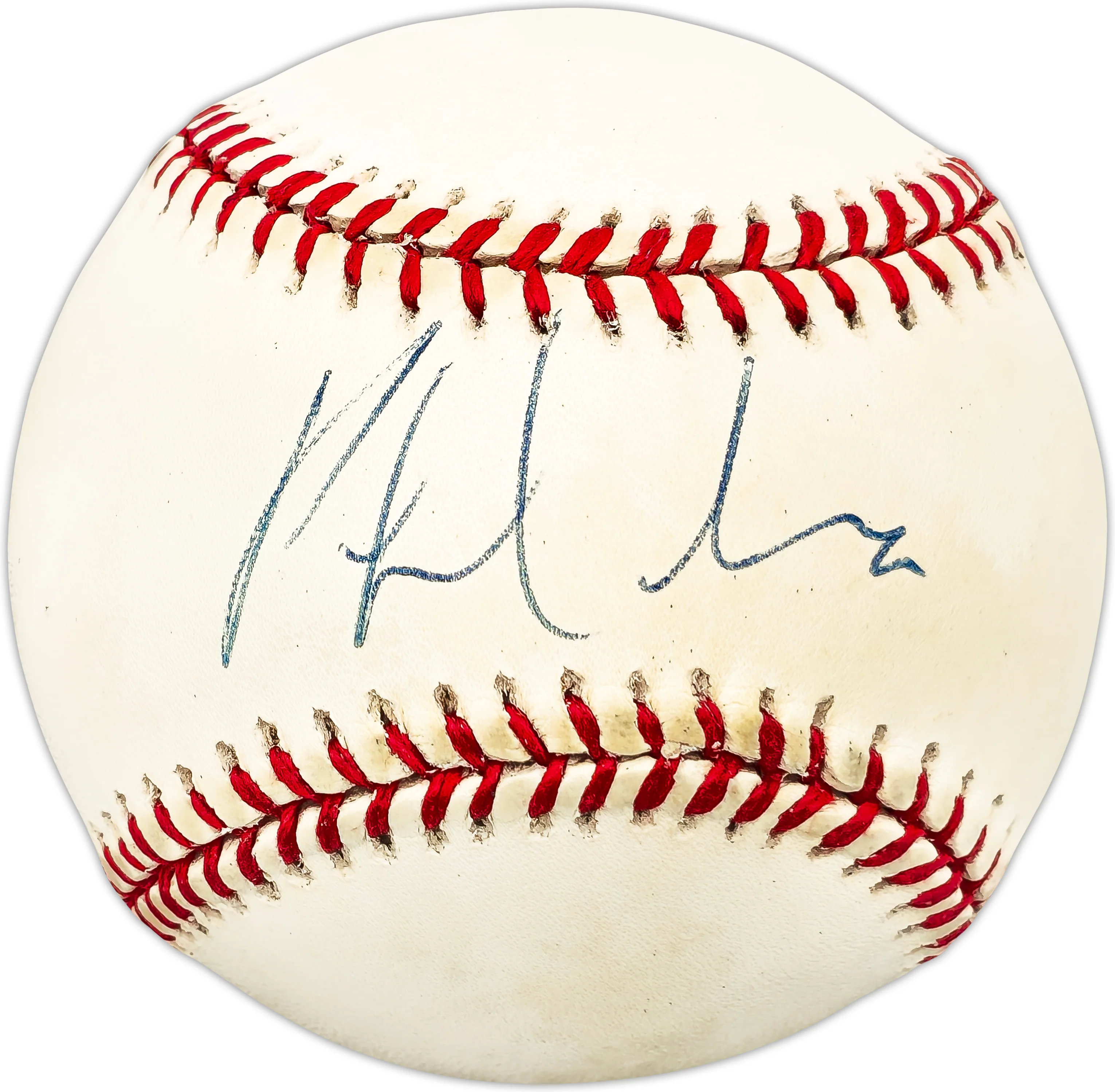 Rafael Medina Autographed Official NL Baseball Miami Marlins