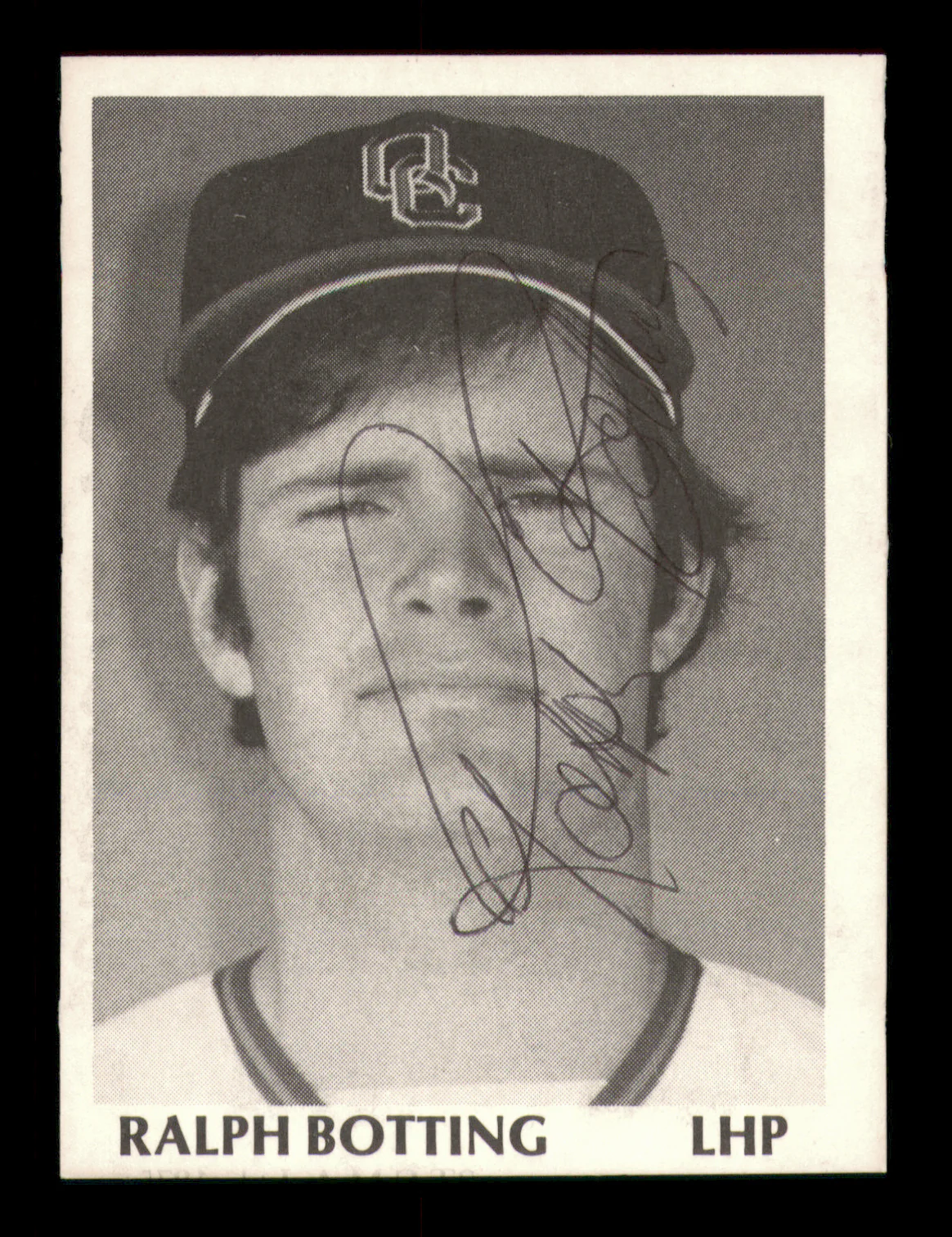Ralph Botting Autographed 1975 TCMA Rookie Card #2 Quad City Angels
