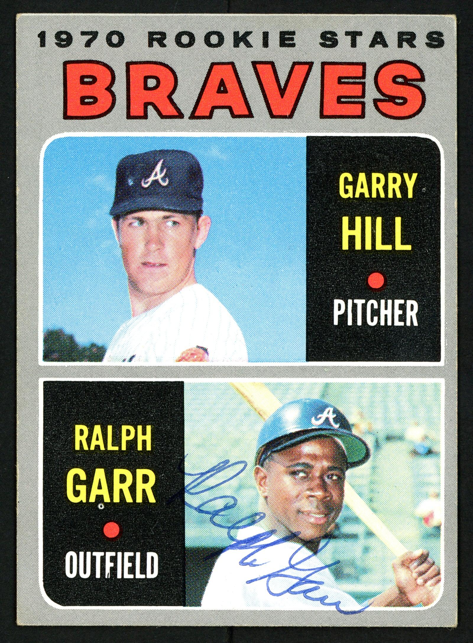 Ralph Garr Autographed 1970 Topps Rookie Card #172 Atlanta Braves SKU #153471