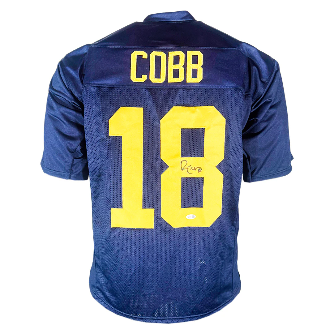 Randall Cobb Signed Green Bay Navy Football Jersey (JSA)