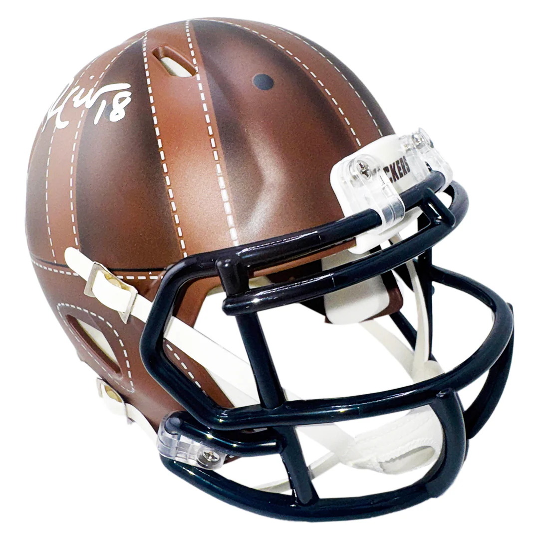 Randall Cobb Signed Green Bay Packers Alt 2025 Speed Mini Football Helmet (JSA) - Image 3