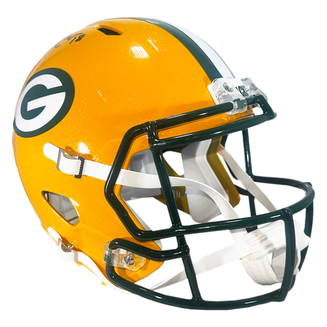 Randall Cobb Signed Green Bay Packers Speed Full-Size Replica Football Helmet (JSA) - Image 3