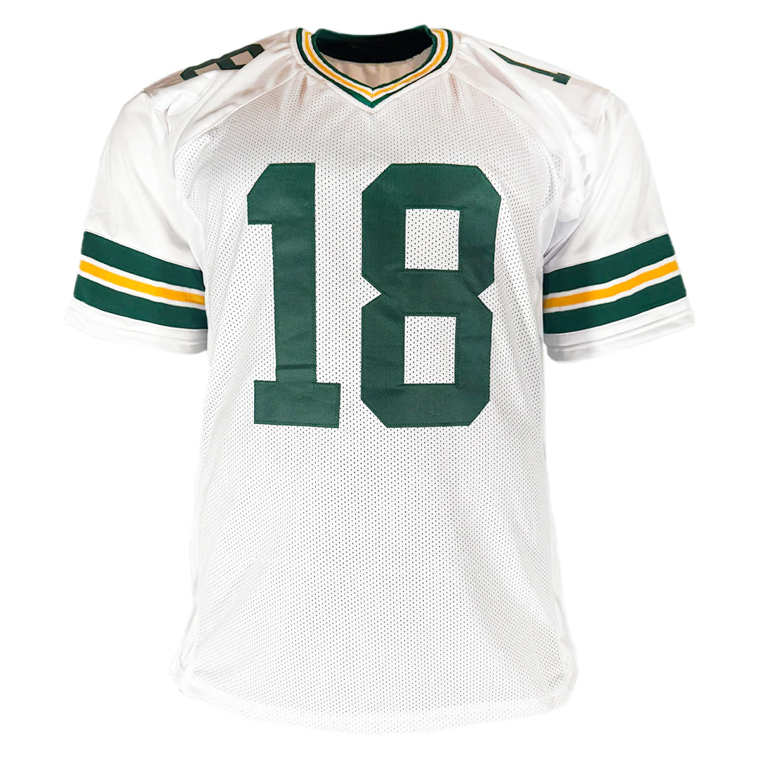 Randall Cobb Signed Green Bay White Football Jersey (JSA) - Image 3