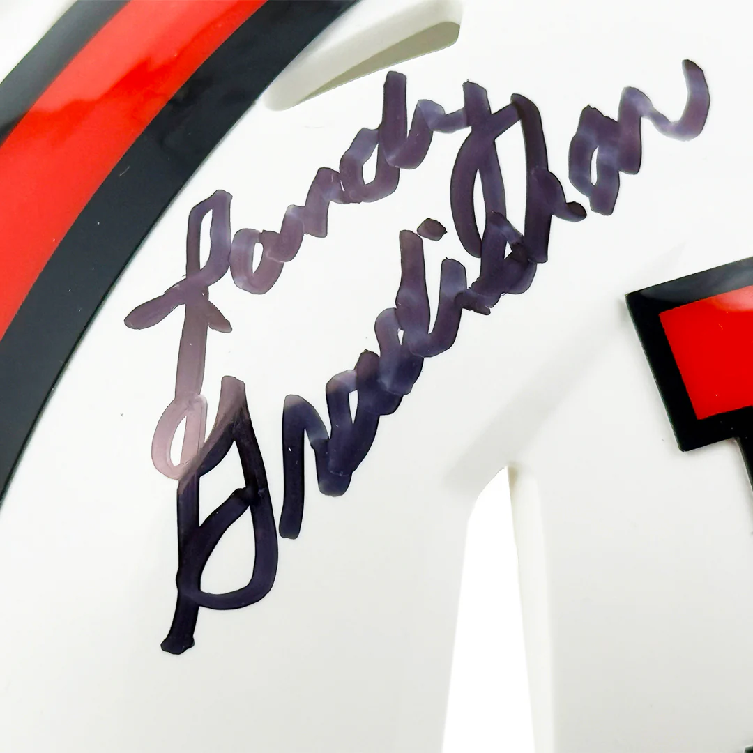 Randy Gradishar Signed Denver Broncos Alt 2023 Speed Mini Football Helmet (JSA) - Image 2