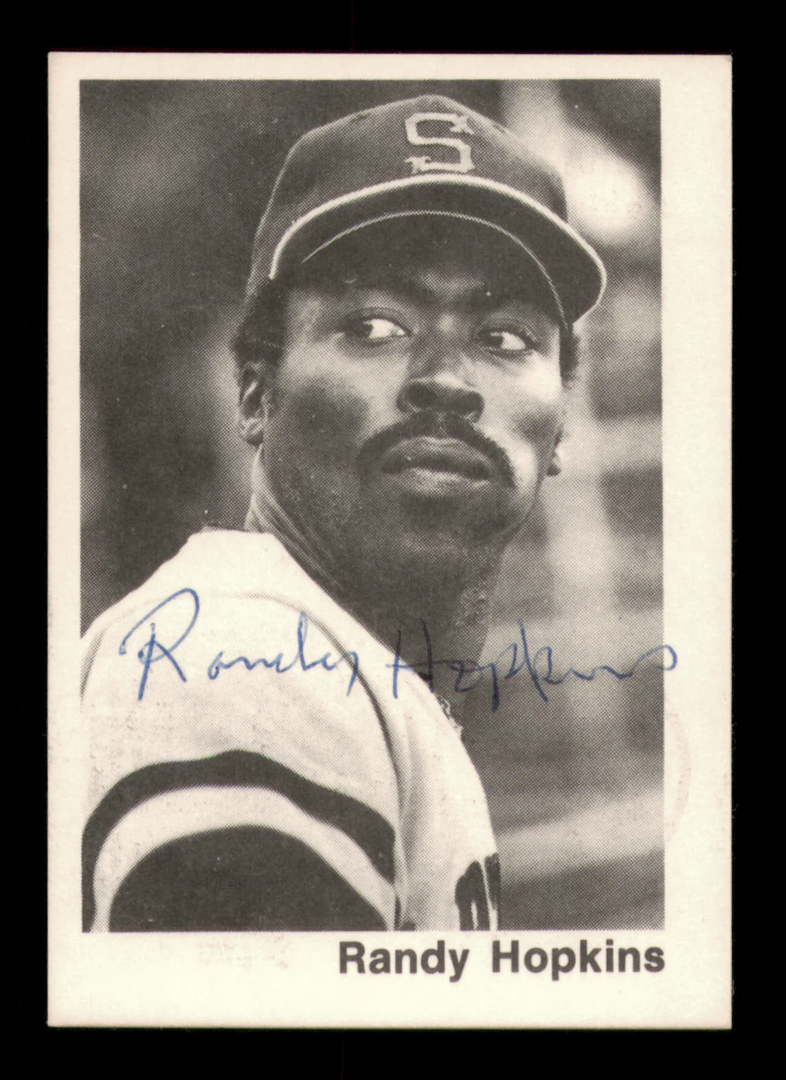 Randy Hopkins Autographed 1976 TCMA Rookie Card #22 Shreveport Captains