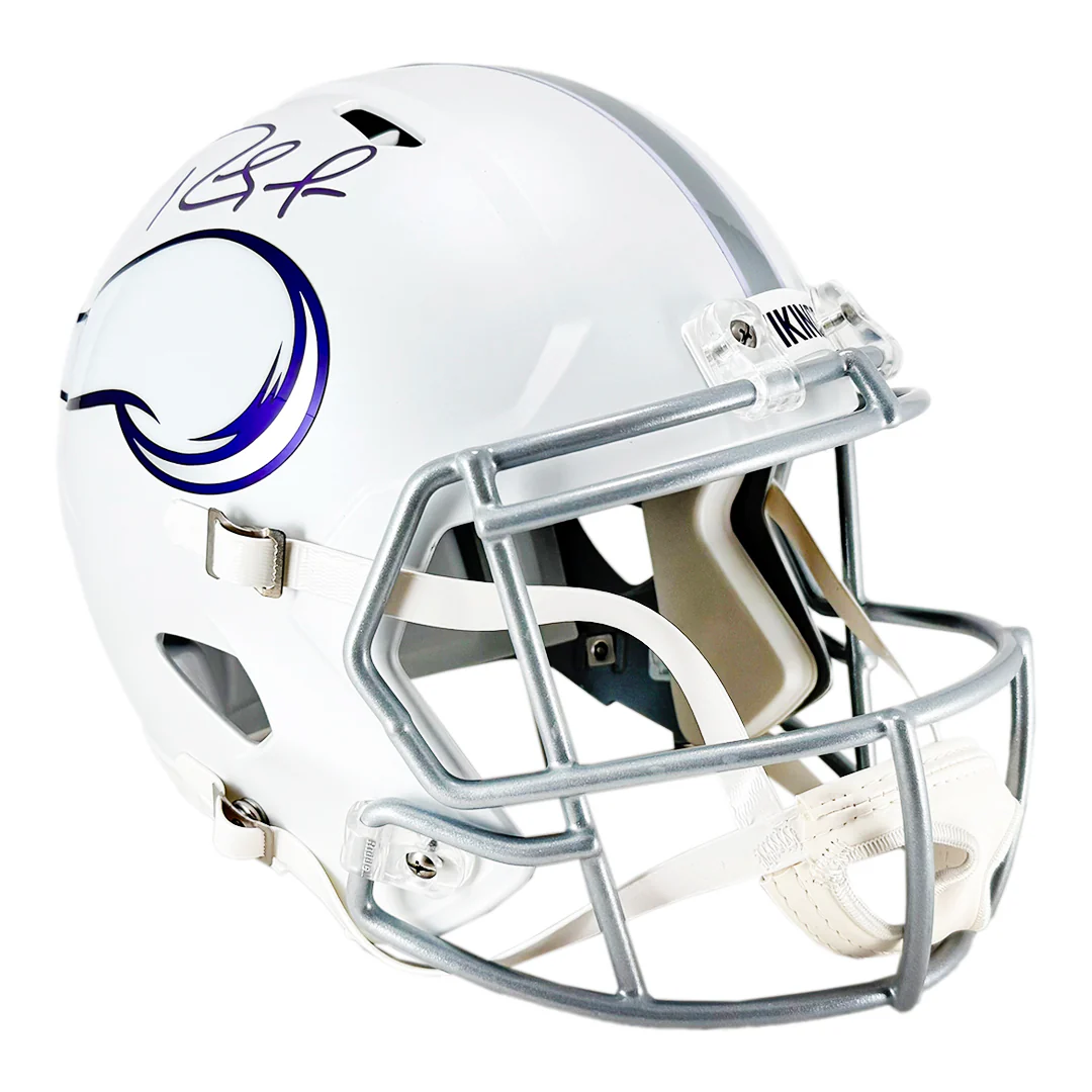 Randy Moss Signed Minnesota Vikings Speed 2024 Full-Size Replica Football Helmet (Beckett) - Image 3