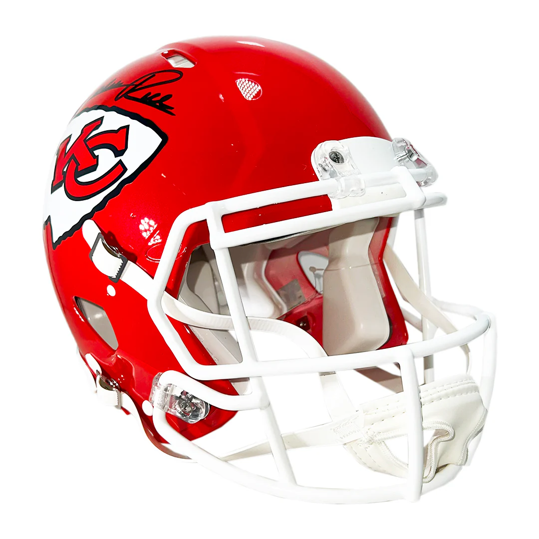 Rashee Rice Signed Kansas City Chiefs Authentic Speed Full-Size Football Helmet (JSA) - Image 3