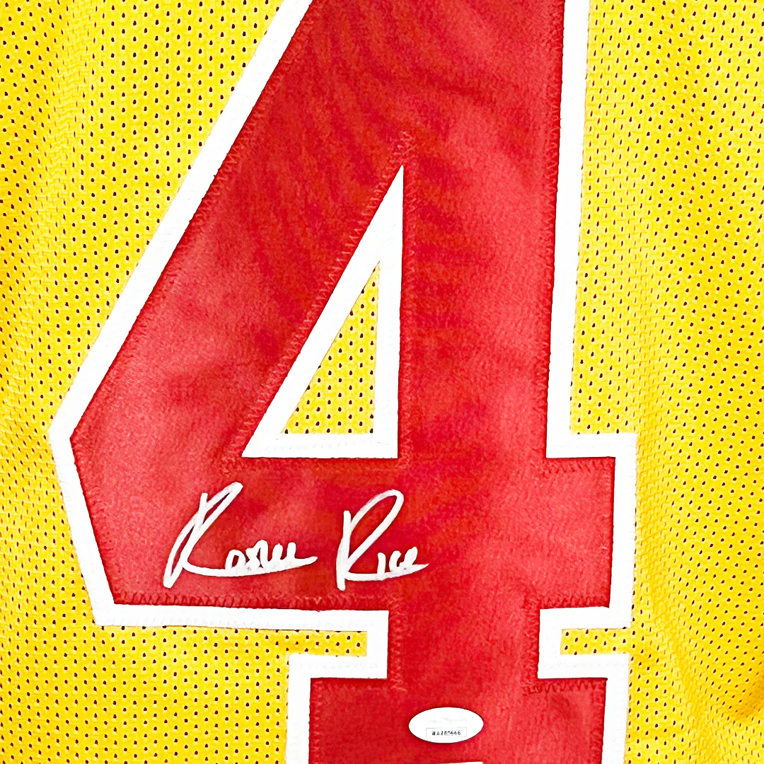 Rashee Rice Signed Kansas City Yellow Football Jersey (JSA) - Image 2