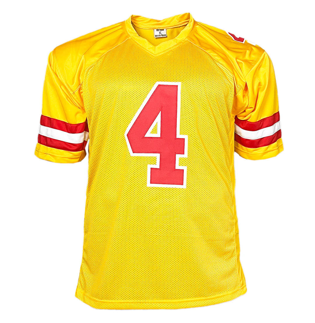 Rashee Rice Signed Kansas City Yellow Football Jersey (JSA) - Image 3