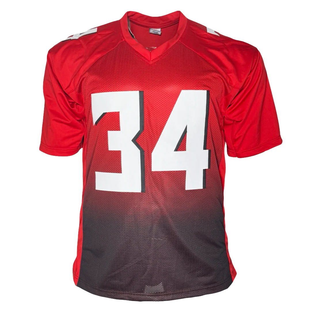 Ray-Ray McCloud Signed Atlanta Red Football Jersey (Beckett) - Image 3