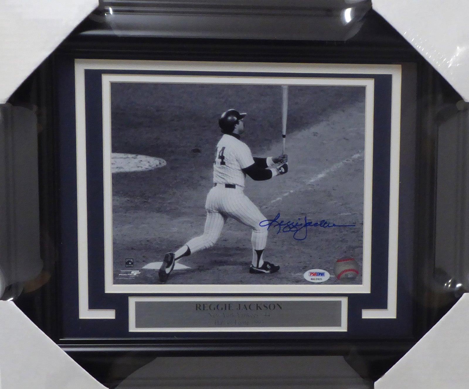 Reggie Jackson Autographed Framed 8x10 Photo New York Yankees PSA/DNA Stock #154877