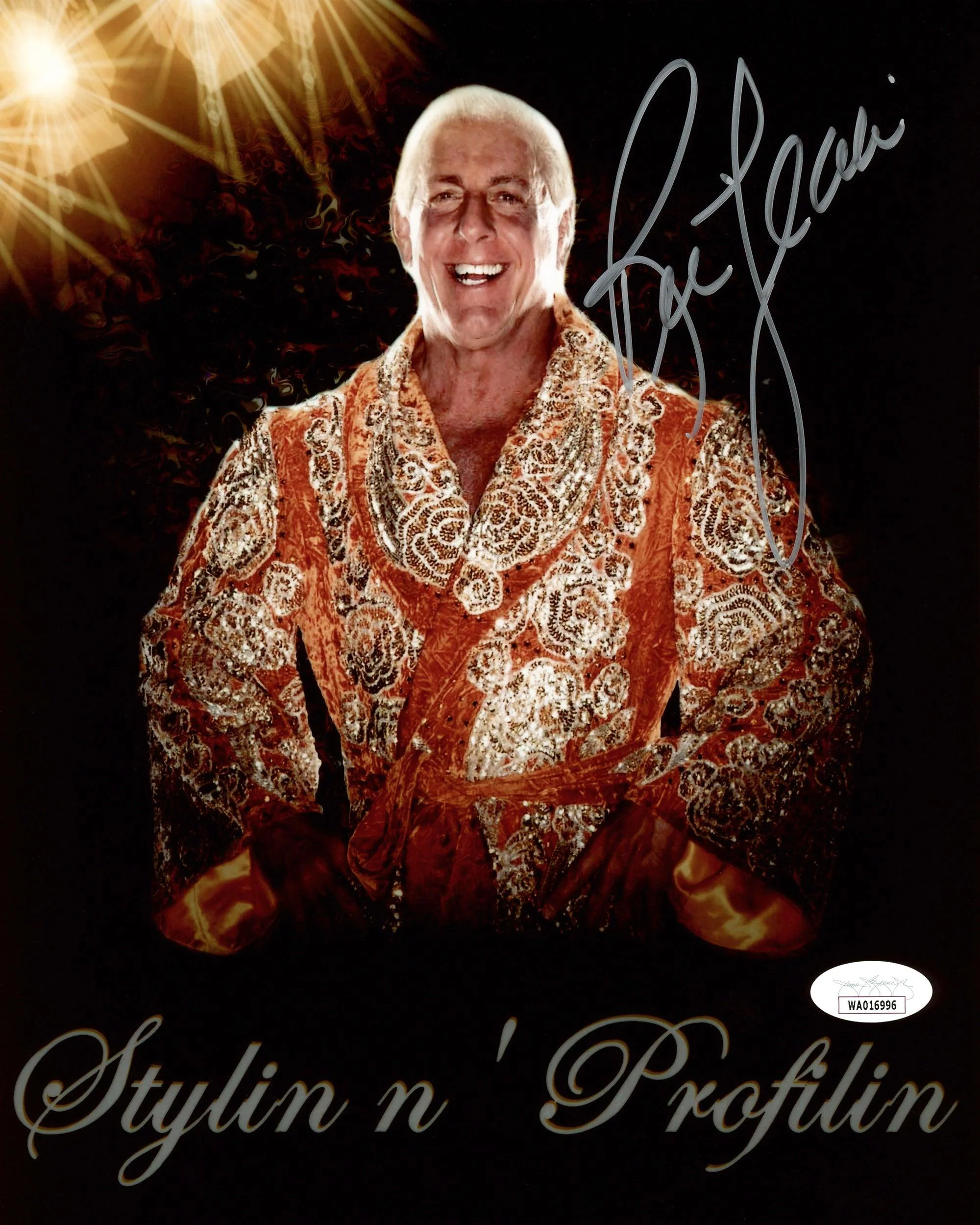 Ric Flair Autographed Framed 8x10 Photo JSA Stock #209434 - Image 2