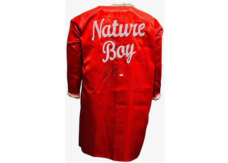 Ric Flair Signed WWE Red Robe Wrestling Collectible (JSA)