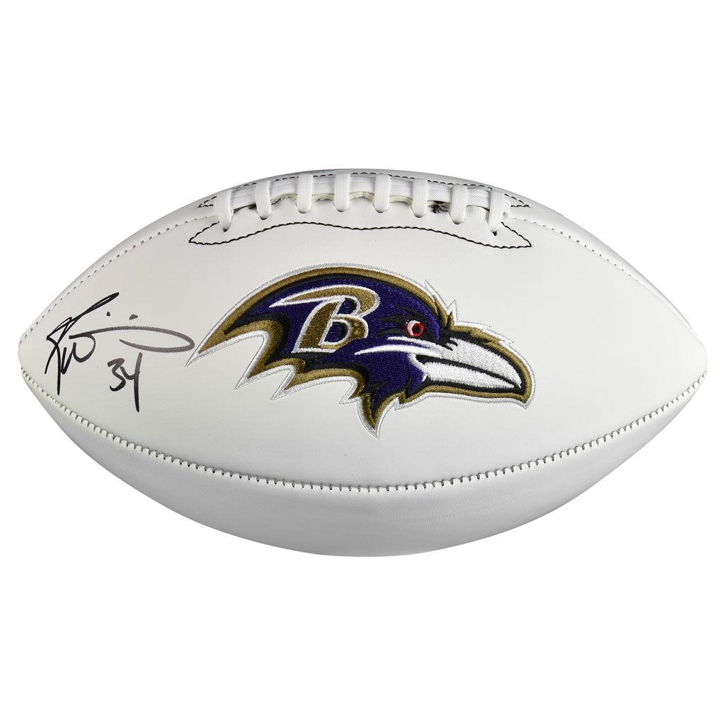 Ricky Williams Signed Baltimore Ravens Logo Football (Beckett)
