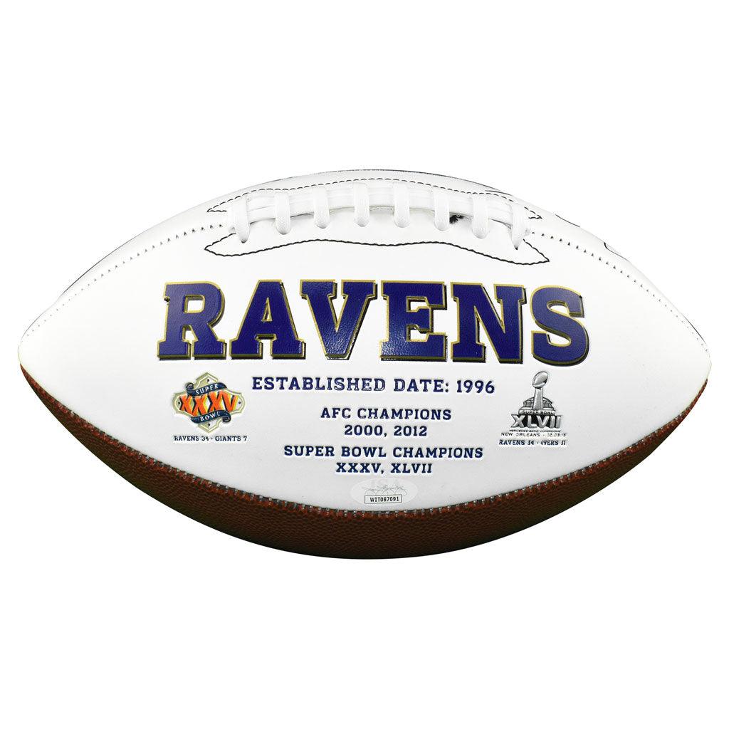 Ricky Williams Signed Baltimore Ravens Logo Football (Beckett) - Image 3