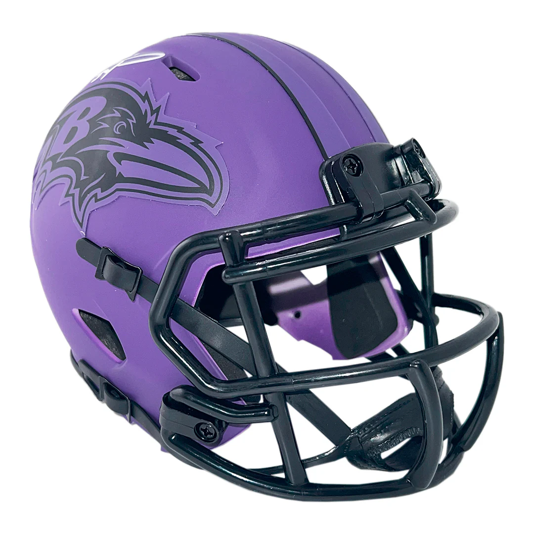 Ricky Williams Signed Baltimore Ravens Rave Mini Football Helmet (JSA) - Image 3