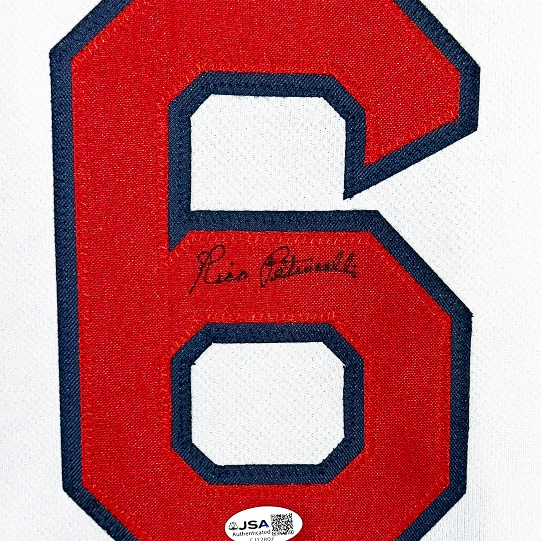 Rico Petrocelli Signed Boston White Baseball Jersey (JSA) - Image 2