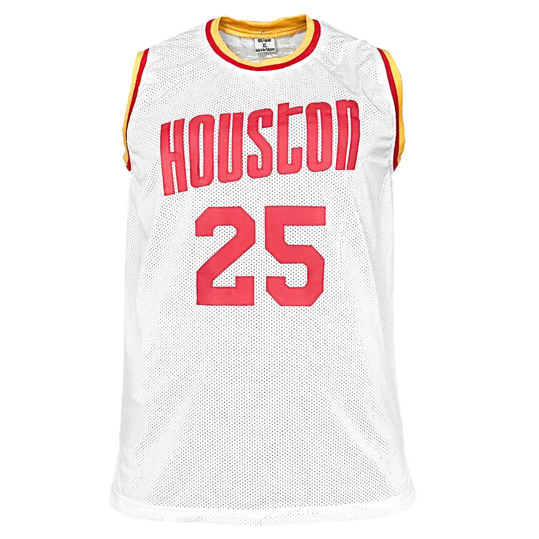 Robert Horry Signed Houston White Basketball Jersey (Beckett) - Image 3
