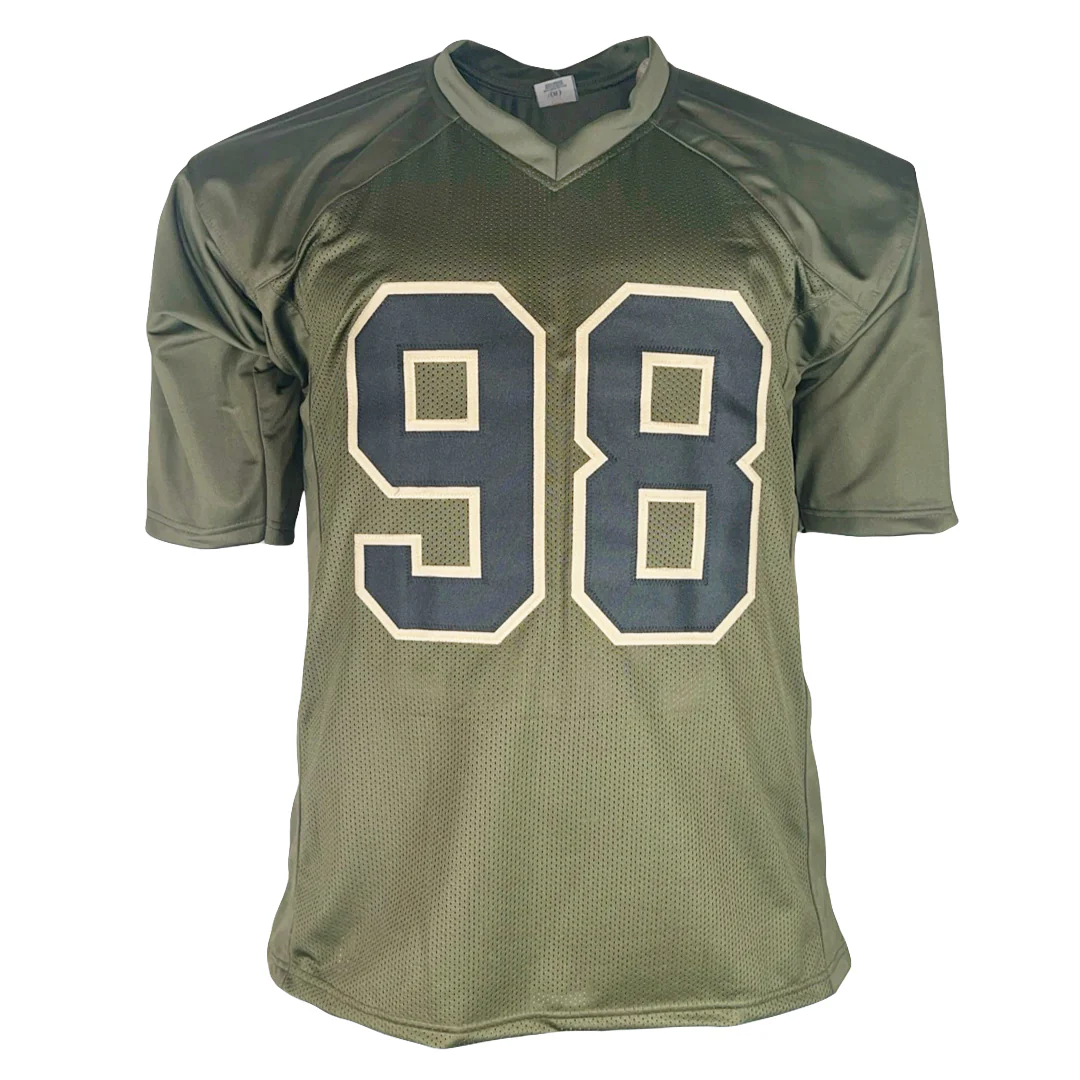 Robert Mathis Signed Indianapolis Salute to Service Football Jersey (JSA) - Image 3