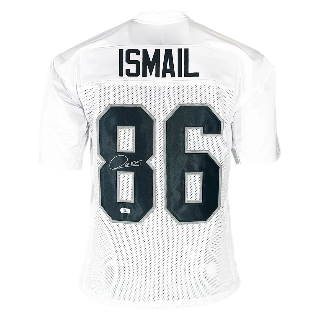 Rocket Ismail Signed Las Vegas White Football Jersey (Beckett)