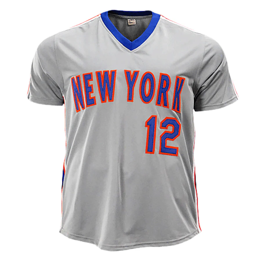 Ron Darling Signed New York Grey Baseball Jersey (JSA) - Image 3