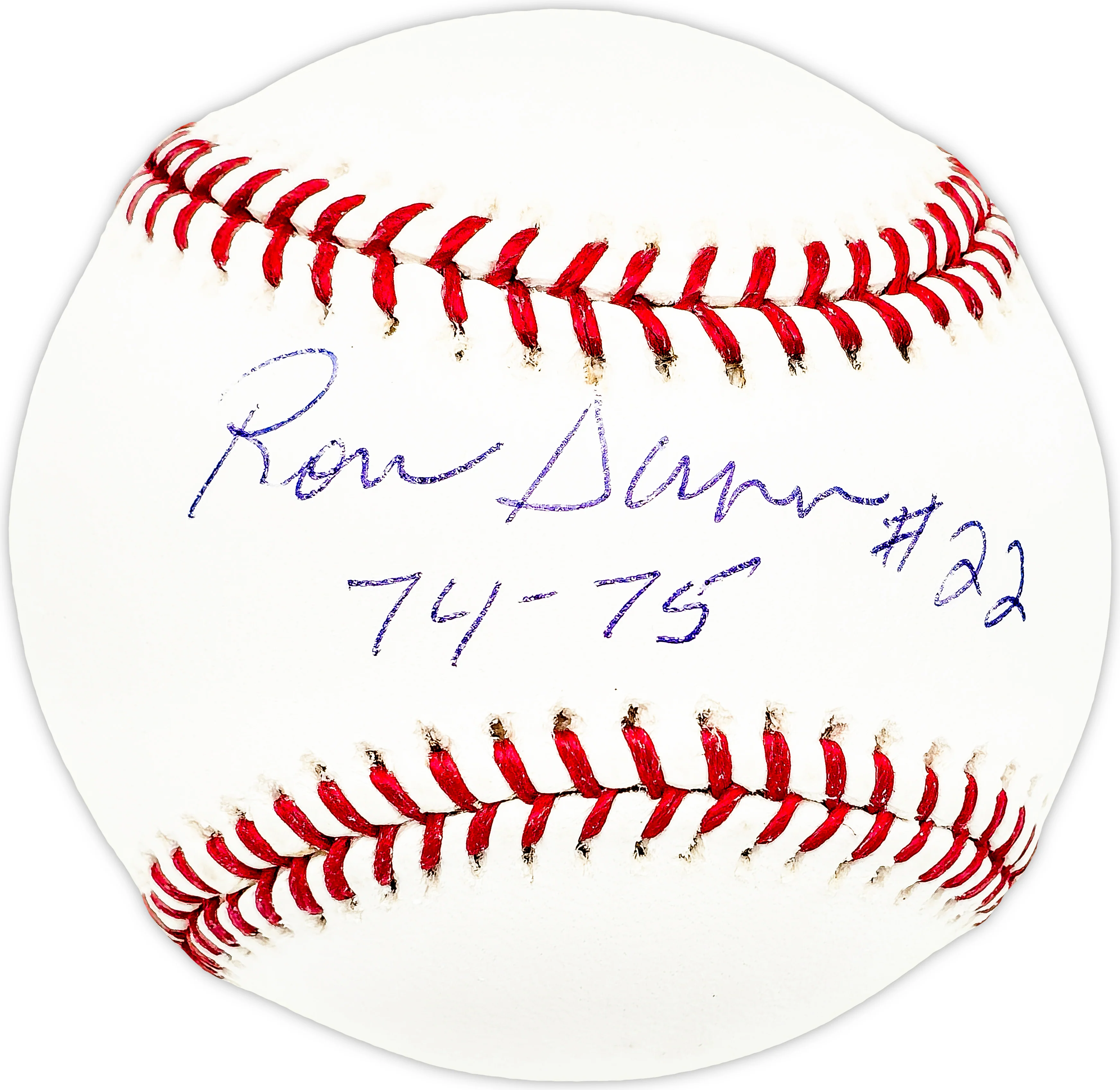 Ron Diorio Autographed Official MLB Baseball Philadelphia Phillies