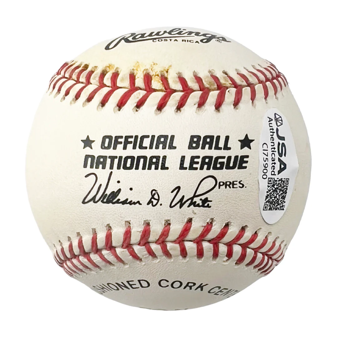 Ron Santo Signed Rawlings Official Major League Baseball (JSA) - Image 2