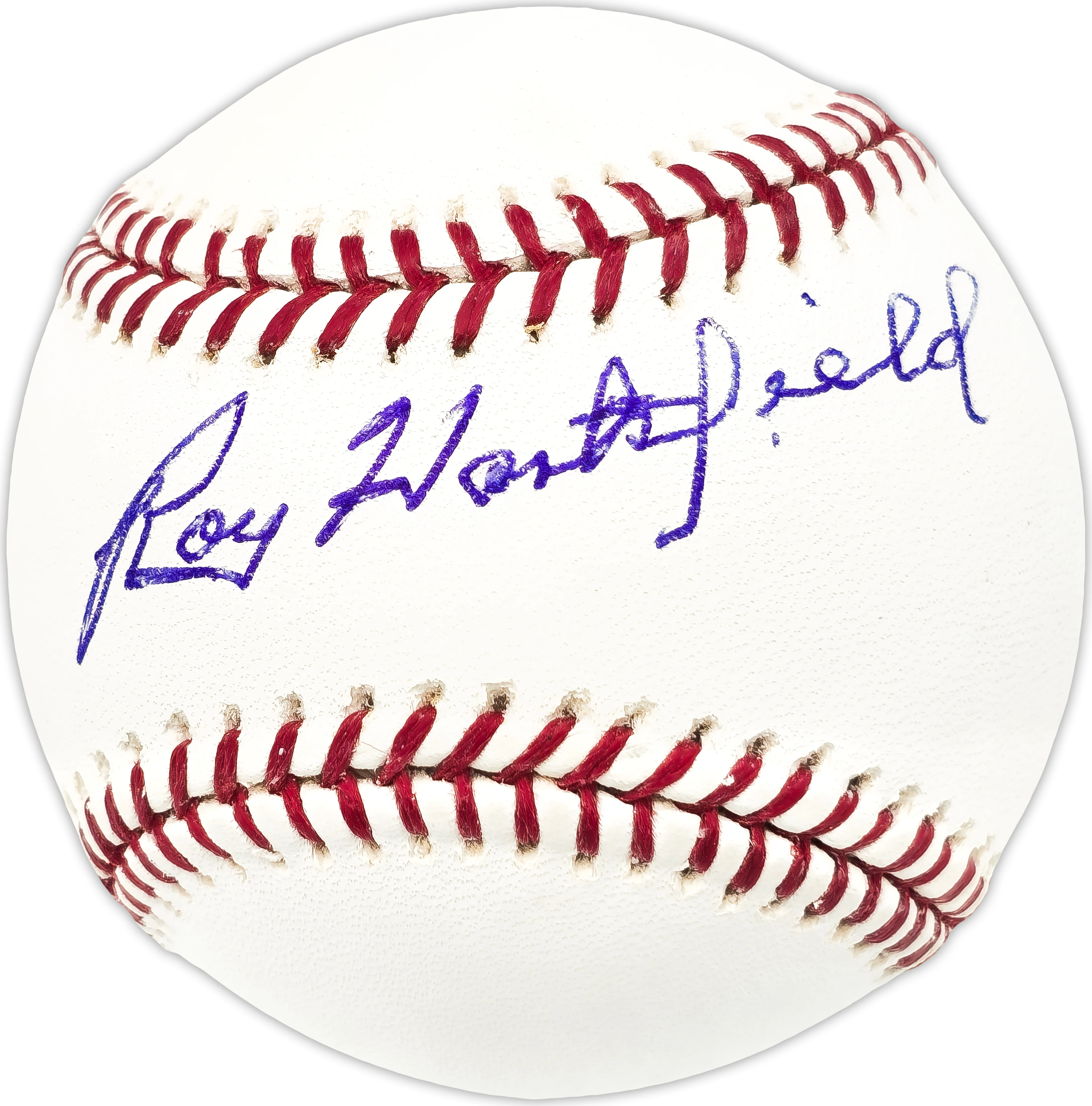 Roy Hartsfield Autographed Official MLB Baseball Milwaukee Braves Beckett BAS QR #BN13193