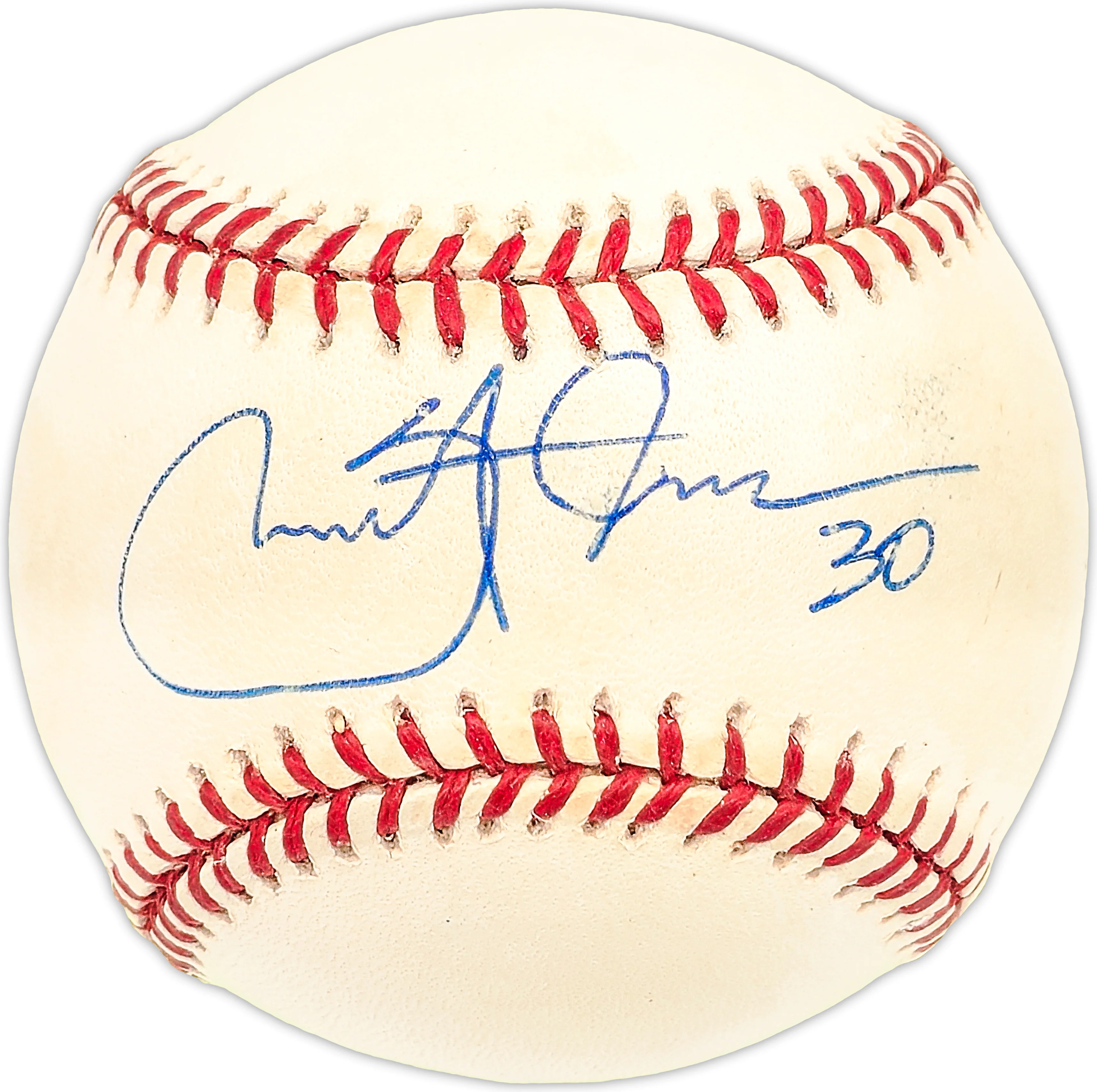 Rusty Meacham Autographed Official AL Baseball Kansas City Royals, Detroit Tigers
