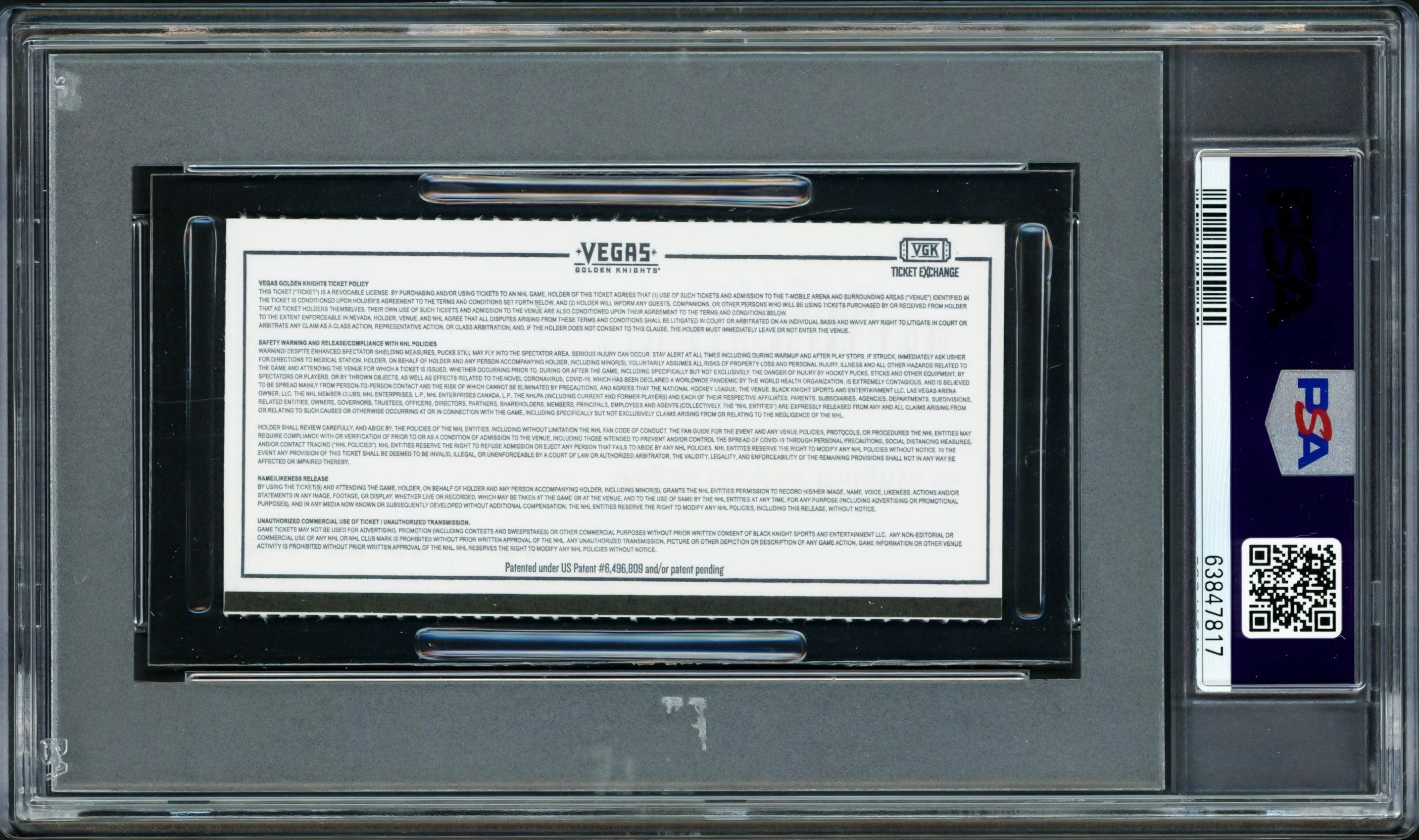 Ryan Donato Autographed Seattle Kraken Inaugural First Game Ticket PSA 8 Auto Grade Gem Mint 10 "1st Kraken Goal 10/12/21" PSA/DNA #63847817 - Image 2