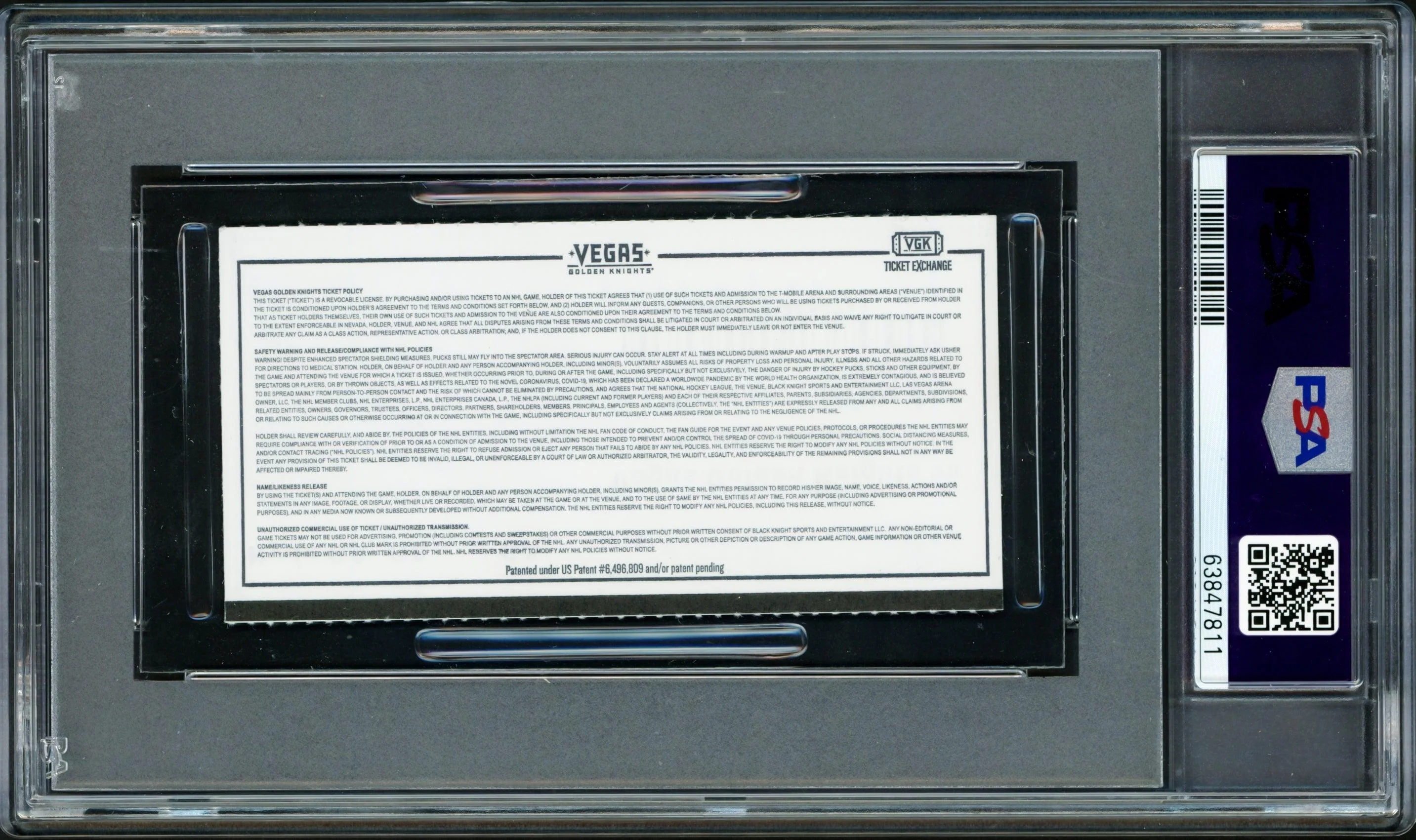 Ryan Donato Autographed Seattle Kraken Inaugural First Game Ticket PSA 9 Auto Grade Gem Mint 10 "1st Kraken Goal 10/12/21" Highest Graded PSA/DNA #63847811 - Image 2