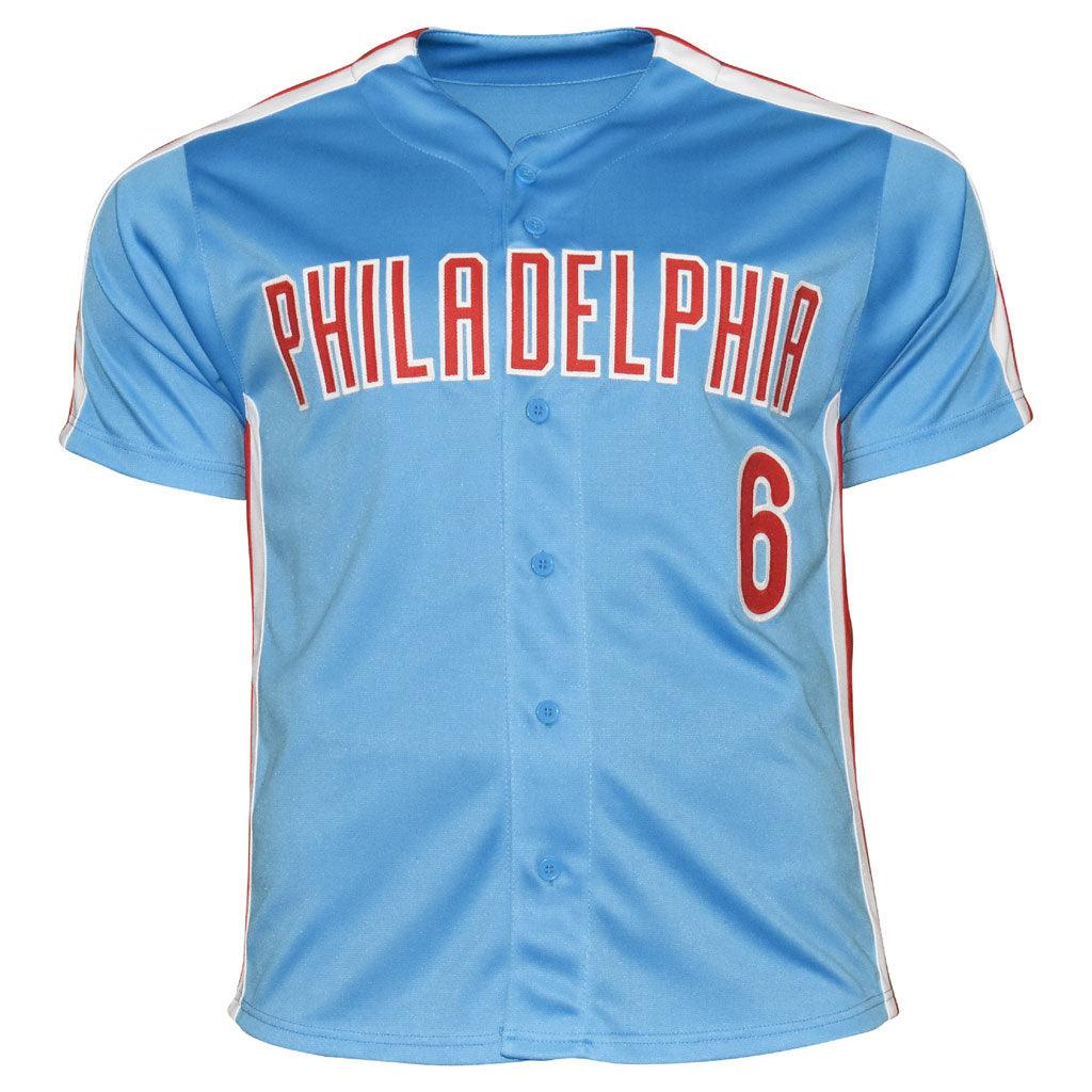 Ryan Howard Signed Philadelphia Powder Blue Baseball Jersey (JSA) - Image 3