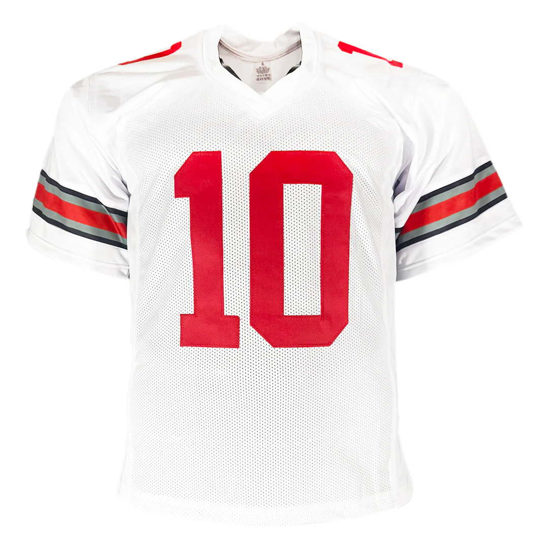 Ryan Shazier Signed Ohio State College White Football Jersey (JSA) - Image 3