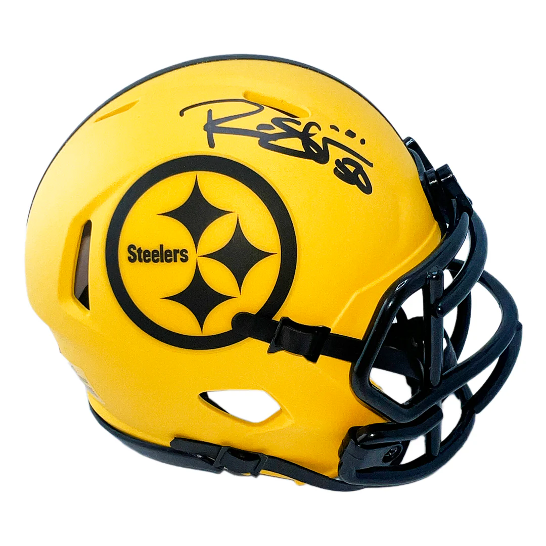 Ryan Shazier Signed Pittsburgh Steelers Rave Mini Football Helmet (JSA) - Image 3