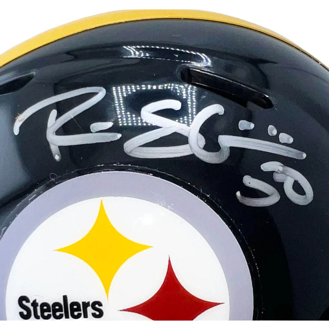Ryan Shazier Signed Pittsburgh Steelers Speed Mini Football Helmet (JSA) - Image 2