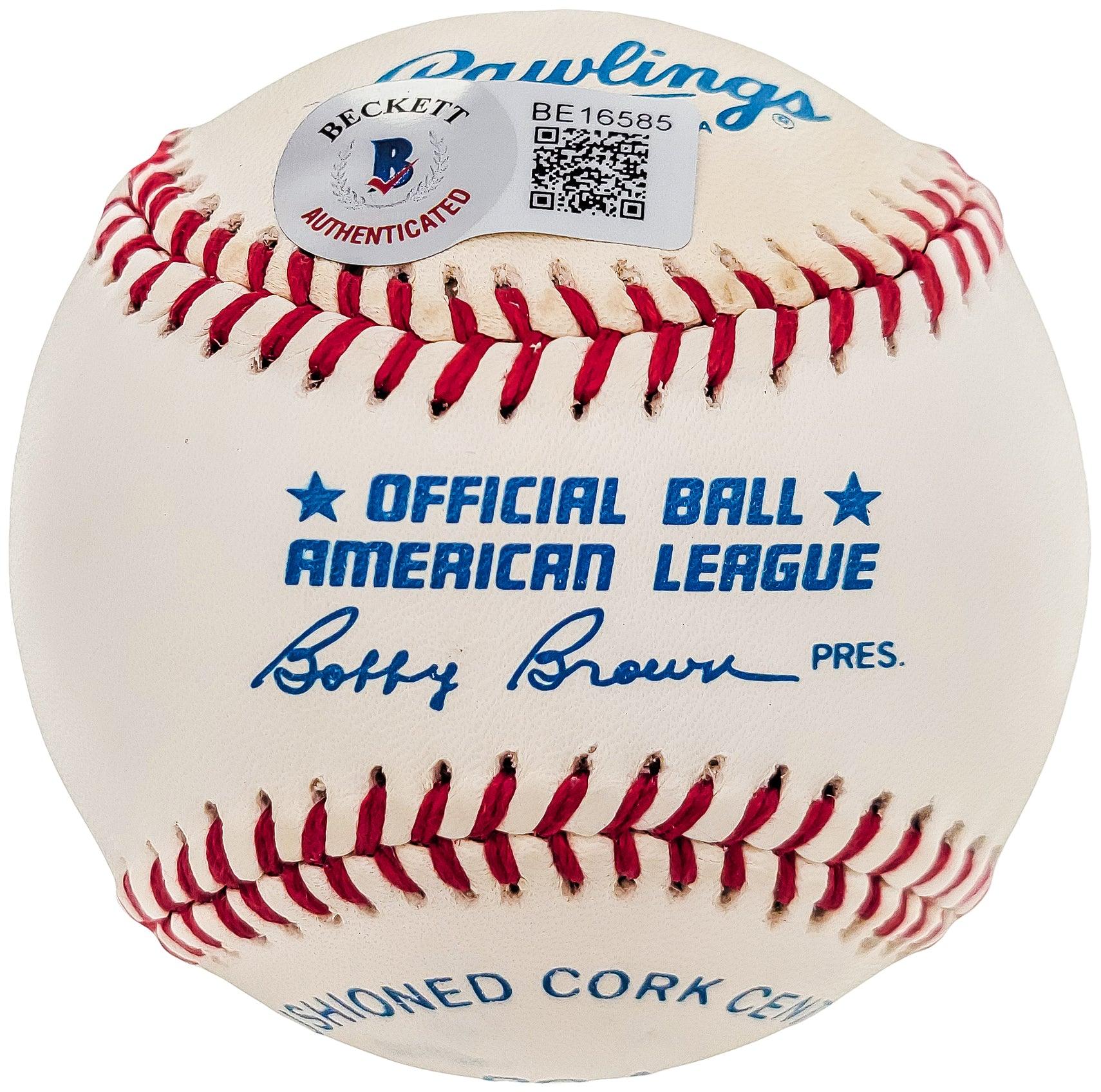Sam Militello Autographed Official AL Baseball New York Yankees Beckett BAS #BE16585 - Image 2