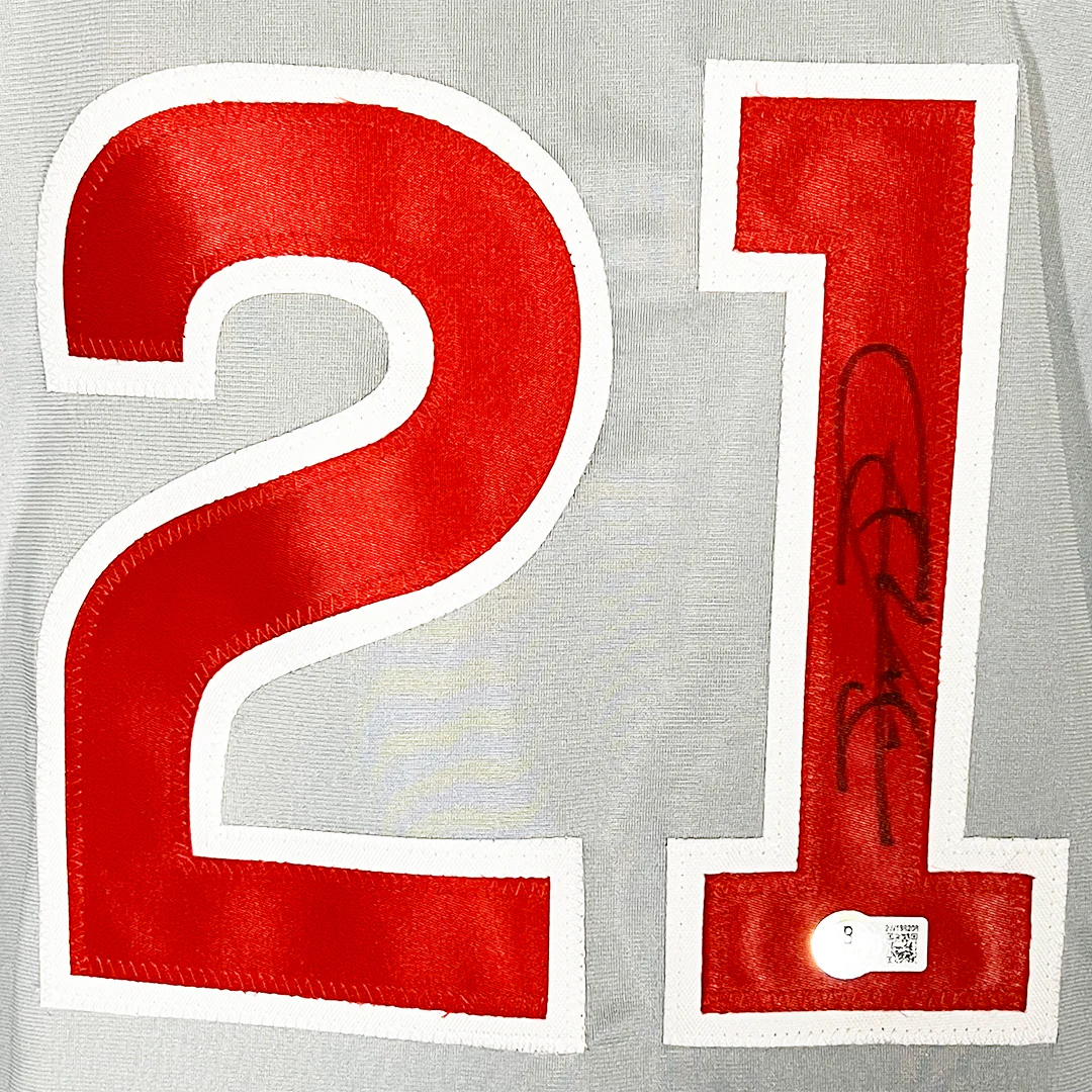 Sammy Sosa Signed Chicago Grey Baseball Jersey (Beckett) - Image 2