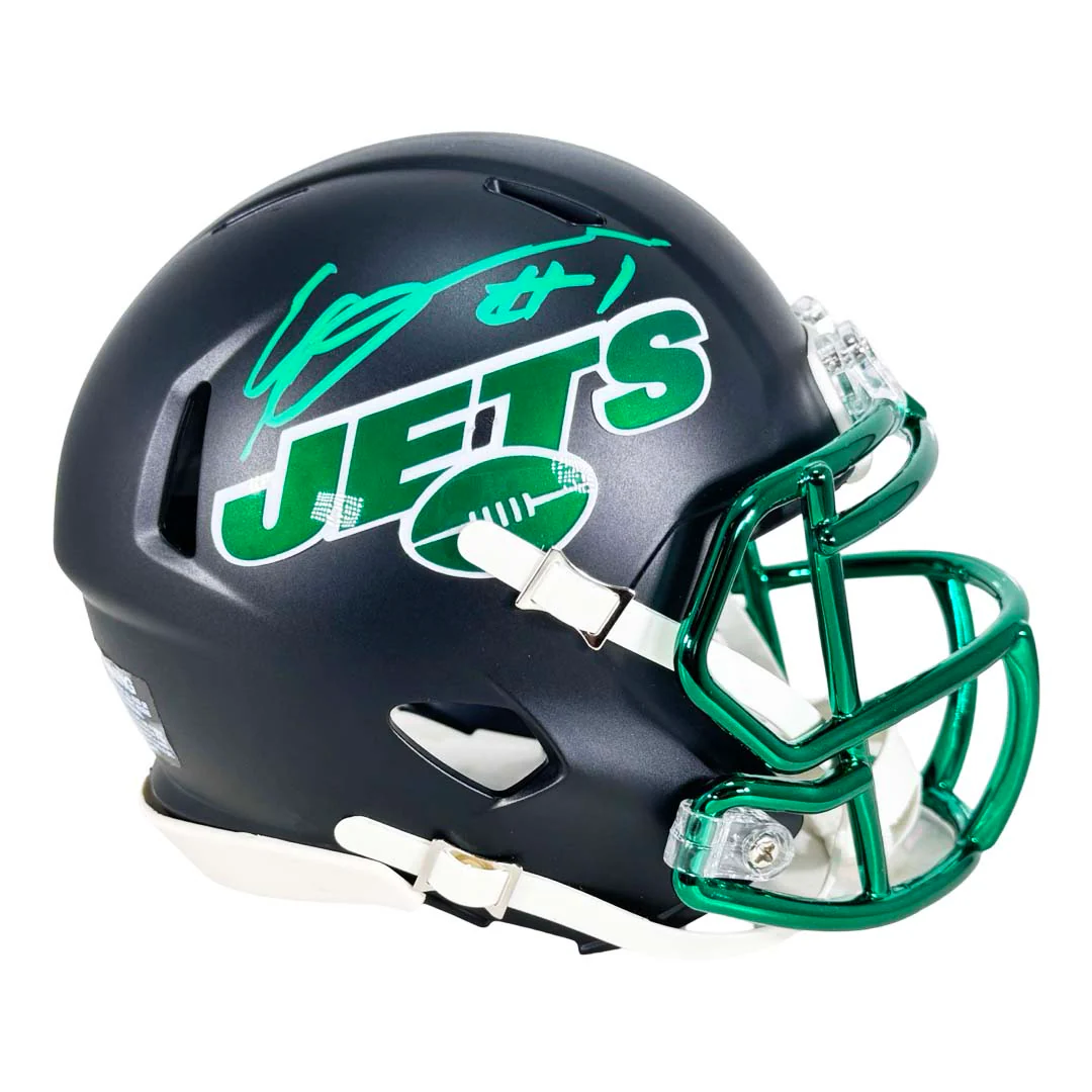 Sauce Gardner Signed New York Jets Alt 2022 Speed Mini Football Helmet (Beckett)