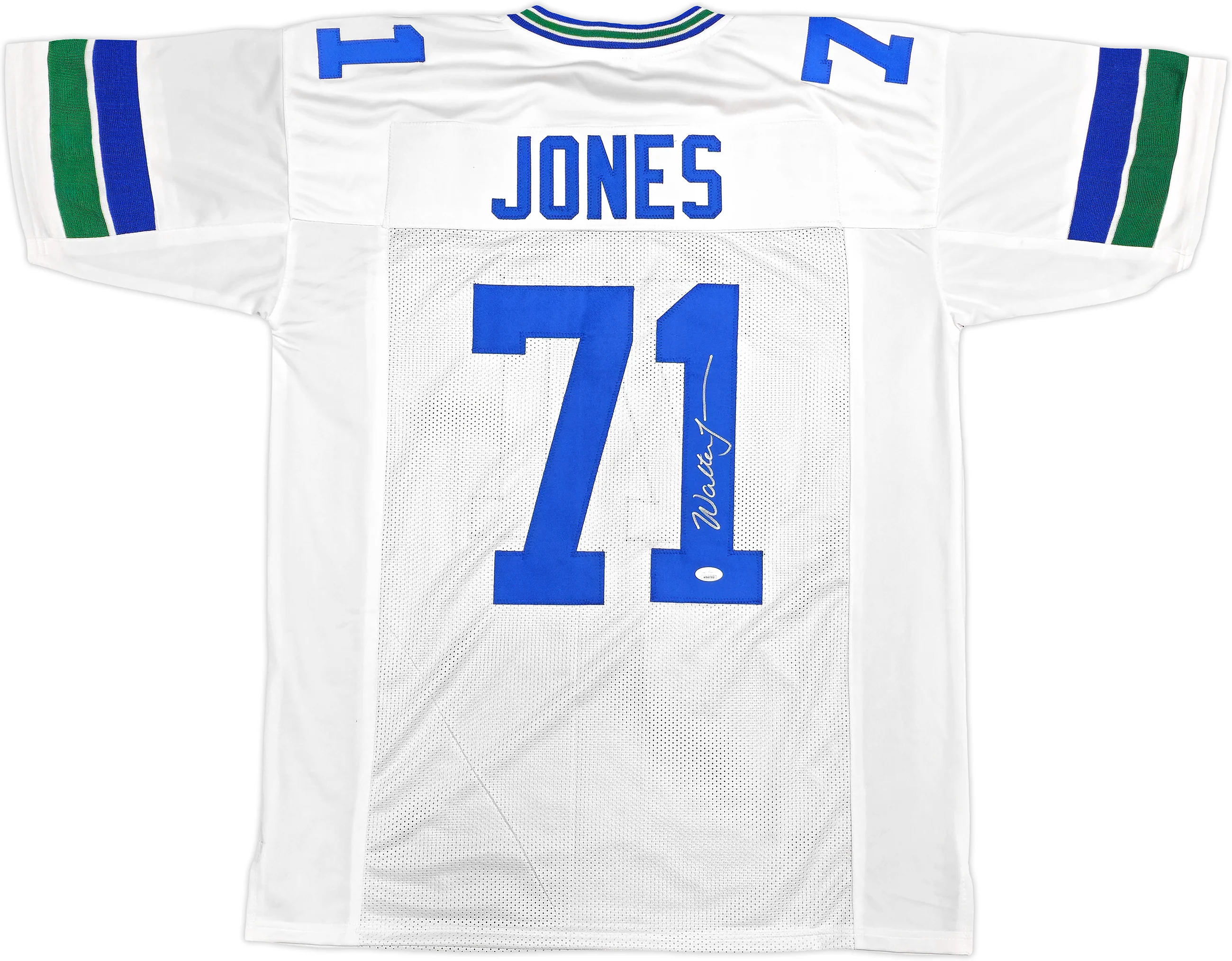 Seattle Seahawks Walter Jones Autographed White Jersey JSA