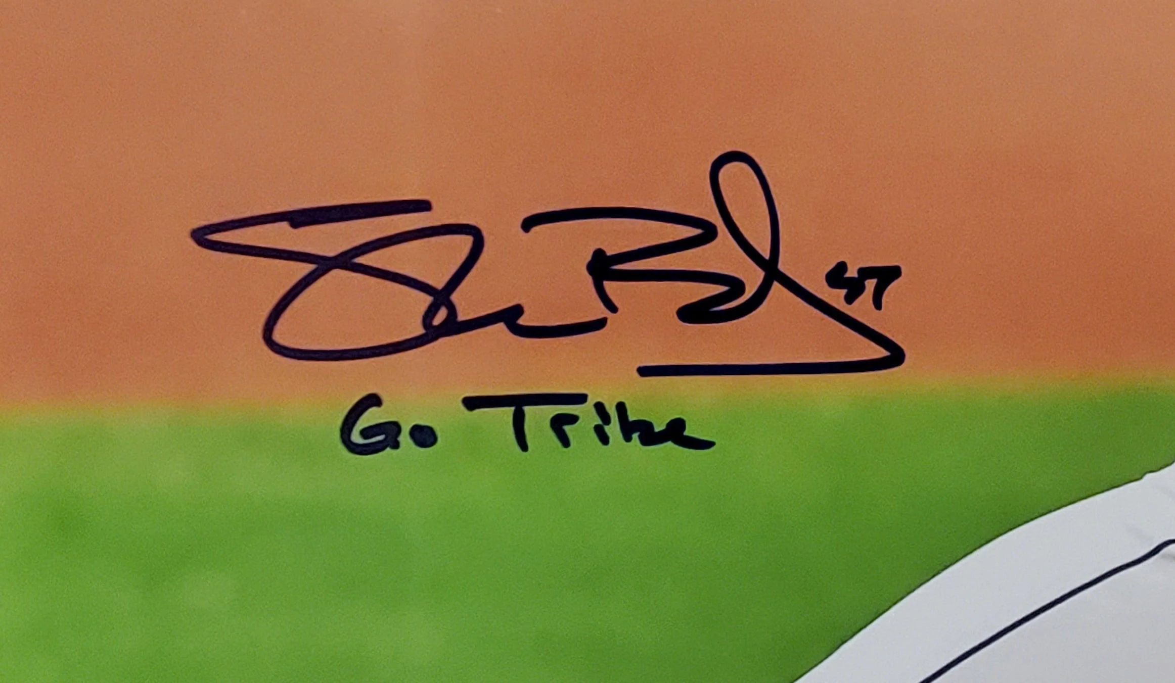 Shane Bieber Autographed 16x20 Photo Cleveland Indians "Go Tribe" Beckett BAS Stock #185900 - Image 2
